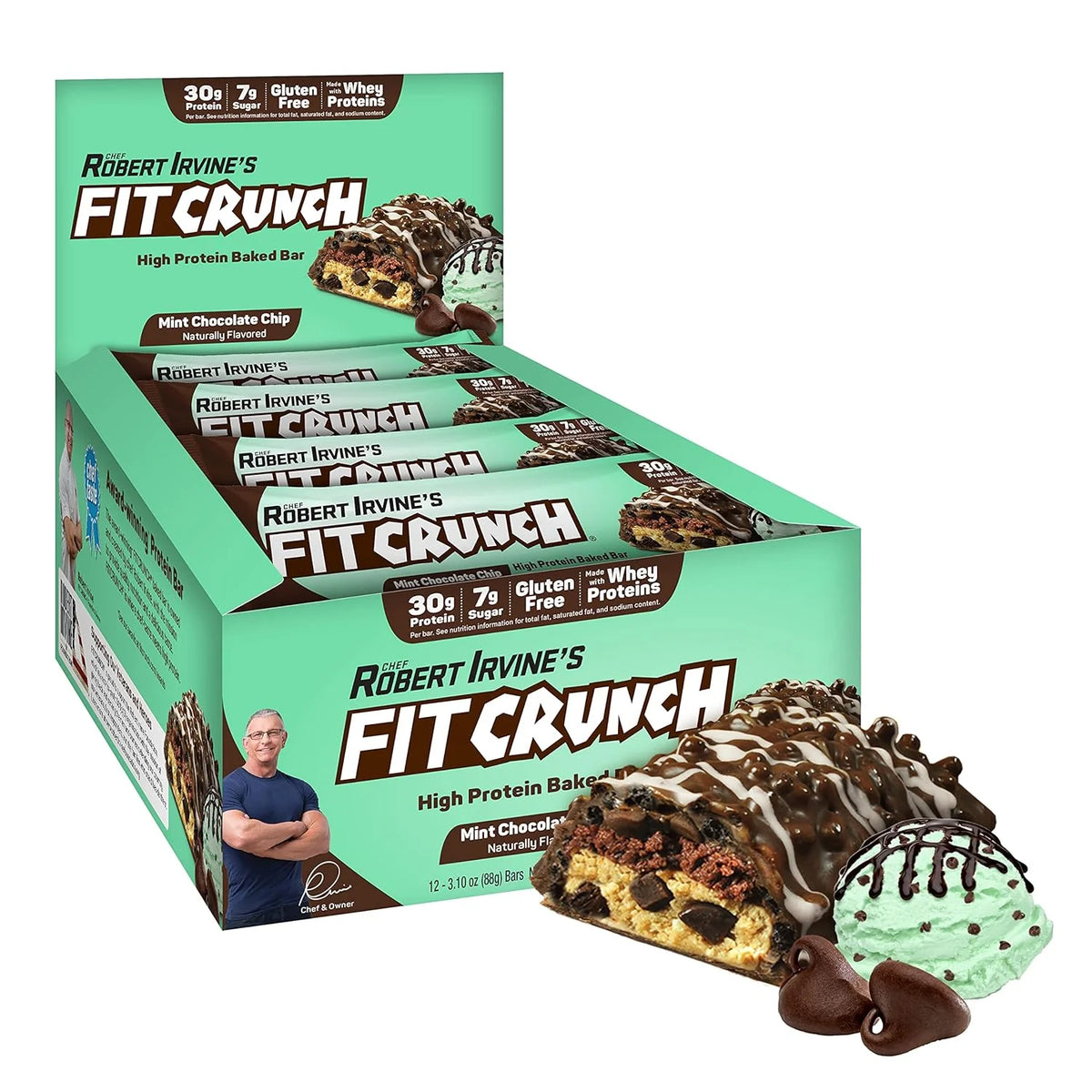 FITCRUNCH, Full Size Bar, 12 ct – 1440 Foods Samples